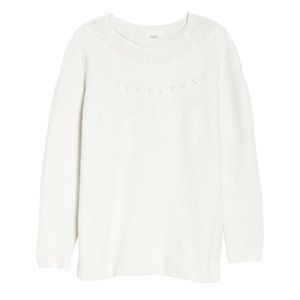 Caslon stitch detail sweater